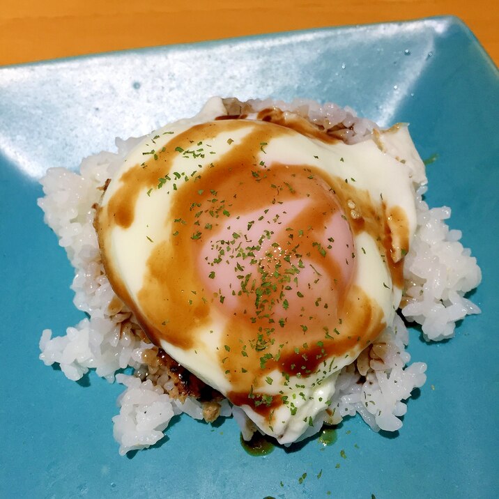 コロッケと目玉焼きご飯☆彡